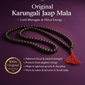 Original Karungali Maala 6mm-Positive Vibes & Divine Energy — attracts good fortune, confidence, and spiritual grace